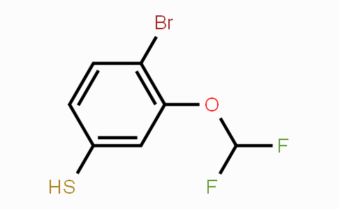 CAS No. 1804896-05-6, 4-Bromo-3-(difluoromethoxy)thiophenol