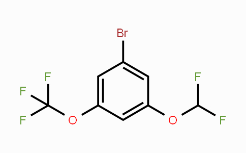 CAS No. 1805593-45-6, 1-Bromo-3-difluoromethoxy-5-(trifluoromethoxy)benzene