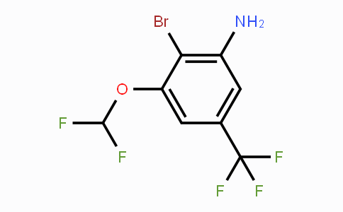 CAS No. 1805520-04-0, 2-Bromo-3-difluoromethoxy-5-(trifluoromethyl)aniline