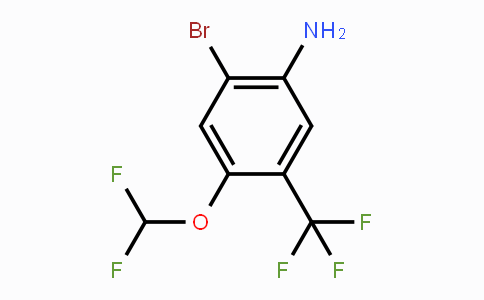 CAS No. 1804402-02-5, 2-Bromo-4-difluoromethoxy-5-(trifluoromethyl)aniline