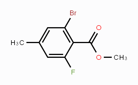 CAS No. 1807232-33-2, Methyl 2-bromo-6-fluoro-4-methylbenzoate