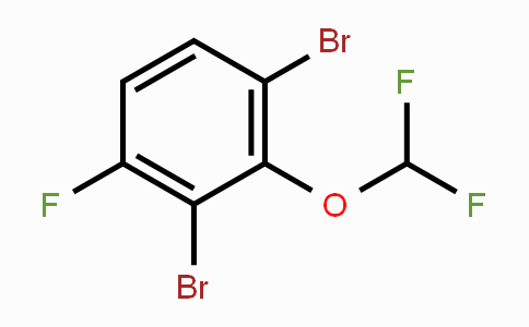 CAS No. 1806271-76-0, 1,3-Dibromo-2-difluoromethoxy-4-fluorobenzene
