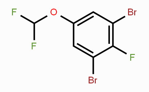 CAS No. 1806293-40-2, 1,3-Dibromo-5-difluoromethoxy-2-fluorobenzene