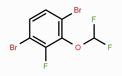 CAS No. 1805120-59-5, 1,4-Dibromo-2-difluoromethoxy-3-fluorobenzene