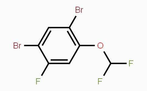 CAS No. 1804515-34-1, 1,5-Dibromo-2-difluoromethoxy-4-fluorobenzene