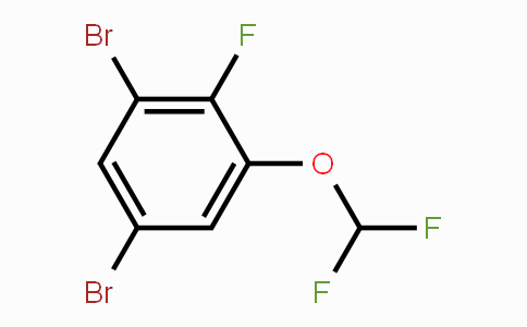 CAS No. 1806304-55-1, 1,5-Dibromo-3-difluoromethoxy-2-fluorobenzene