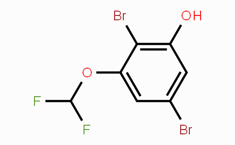 CAS No. 1804936-26-2, 2,5-Dibromo-3-(difluoromethoxy)phenol
