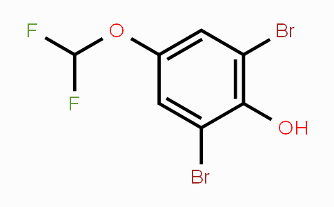 CAS No. 1806293-59-3, 2,6-Dibromo-4-(difluoromethoxy)phenol