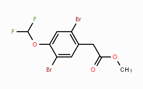 CAS No. 1803788-33-1, Methyl 2,5-dibromo-4-(difluoromethoxy)phenylacetate