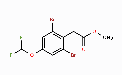 CAS No. 1804936-45-5, Methyl 2,6-dibromo-4-(difluoromethoxy)phenylacetate
