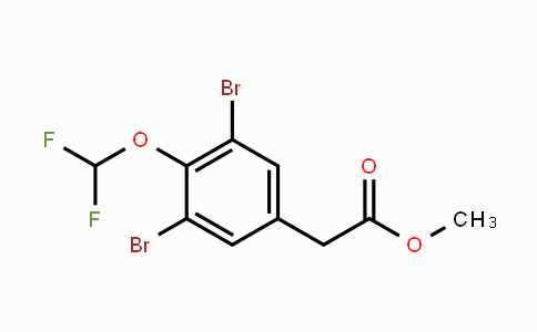 CAS No. 1806271-91-9, Methyl 3,5-dibromo-4-(difluoromethoxy)phenylacetate