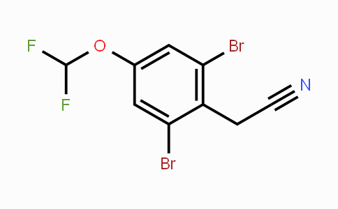 CAS No. 1806272-04-7, 2,6-Dibromo-4-(difluoromethoxy)phenylacetonitrile