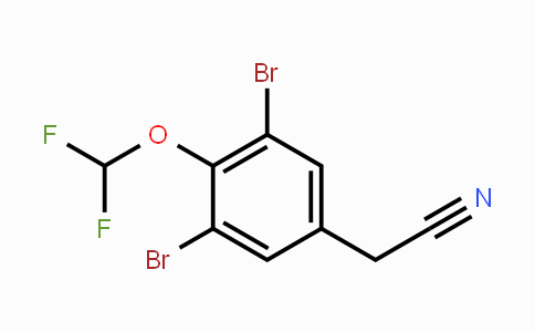 CAS No. 1803788-58-0, 3,5-Dibromo-4-(difluoromethoxy)phenylacetonitrile