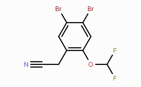 CAS No. 1806272-12-7, 4,5-Dibromo-2-(difluoromethoxy)phenylacetonitrile