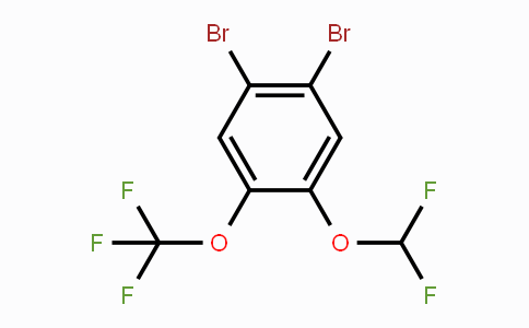 CAS No. 1806305-43-0, 1,2-Dibromo-4-difluoromethoxy-5-(trifluoromethoxy)benzene
