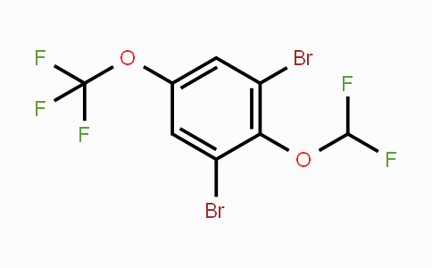 CAS No. 1803789-38-9, 1,3-Dibromo-2-difluoromethoxy-5-(trifluoromethoxy)benzene