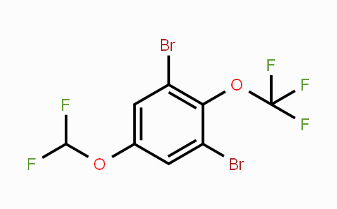 CAS No. 1804937-82-3, 1,3-Dibromo-5-difluoromethoxy-2-(trifluoromethoxy)benzene