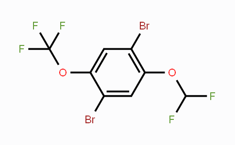 CAS No. 1805121-09-8, 1,4-Dibromo-2-difluoromethoxy-5-(trifluoromethoxy)benzene