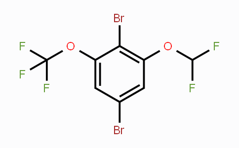 CAS No. 1806349-71-2, 1,4-Dibromo-2-difluoromethoxy-6-(trifluoromethoxy)benzene