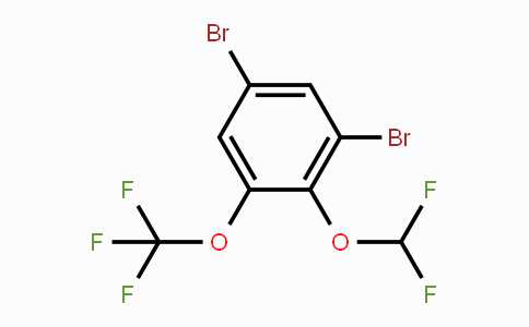 CAS No. 1803715-30-1, 1,5-Dibromo-2-difluoromethoxy-3-(trifluoromethoxy)benzene