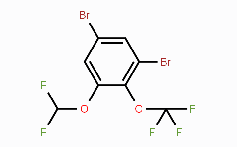 CAS No. 1803835-05-3, 1,5-Dibromo-3-difluoromethoxy-2-(trifluoromethoxy)benzene