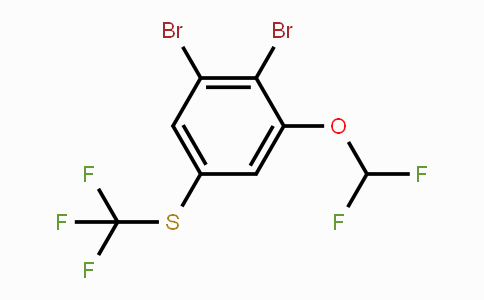 CAS No. 1803775-20-3, 1,2-Dibromo-3-difluoromethoxy-5-(trifluoromethylthio)benzene