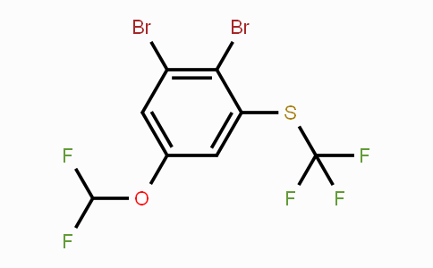 CAS No. 1805121-11-2, 1,2-Dibromo-5-difluoromethoxy-3-(trifluoromethylthio)benzene