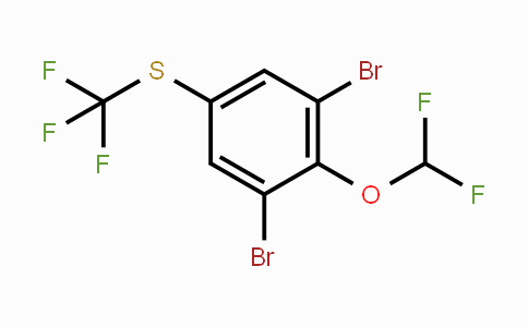 CAS No. 1803715-33-4, 1,3-Dibromo-2-difluoromethoxy-5-(trifluoromethylthio)benzene