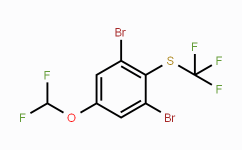 CAS No. 1806349-78-9, 1,3-Dibromo-5-difluoromethoxy-2-(trifluoromethylthio)benzene