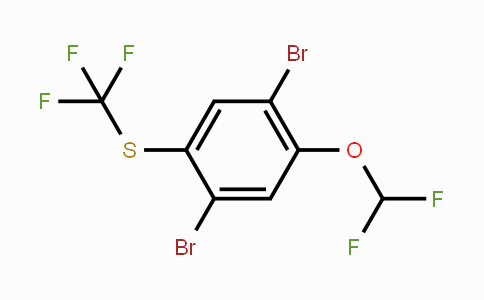 CAS No. 1803835-13-3, 1,4-Dibromo-2-difluoromethoxy-5-(trifluoromethylthio)benzene