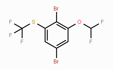 CAS No. 1804937-92-5, 1,4-Dibromo-2-difluoromethoxy-6-(trifluoromethylthio)benzene