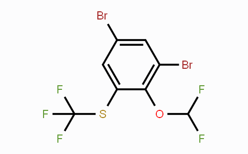 CAS No. 1806349-22-3, 1,5-Dibromo-2-difluoromethoxy-3-(trifluoromethylthio)benzene