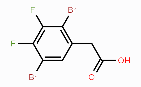 CAS No. 1803715-56-1, 2,5-Dibromo-3,4-difluorophenylacetic acid