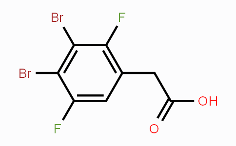 CAS No. 1803783-39-2, 3,4-Dibromo-2,5-difluorophenylacetic acid