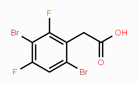 CAS No. 1803835-78-0, 3,6-Dibromo-2,4-difluorophenylacetic acid