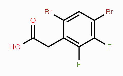 CAS No. 1806294-17-6, 4,6-Dibromo-2,3-difluorophenylacetic acid