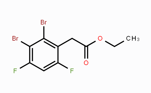 CAS No. 1803783-42-7, Ethyl  2,3-dibromo-4,6-difluorophenylacetate