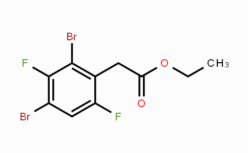 CAS No. 1803715-63-0, Ethyl  2,4-dibromo-3,6-difluorophenylacetate
