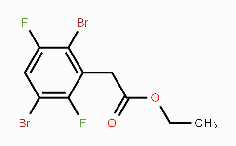 CAS No. 1806273-37-9, Ethyl  2,5-dibromo-3,6-difluorophenylacetate