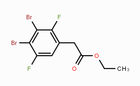 CAS No. 1806350-39-9, Ethyl  3,4-dibromo-2,5-difluorophenylacetate