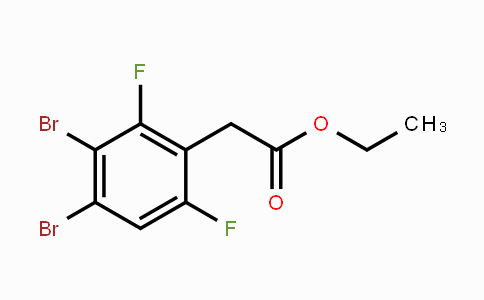 CAS No. 1804939-08-9, Ethyl  3,4-dibromo-2,6-difluorophenylacetate