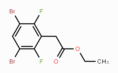 CAS No. 1803775-62-3, Ethyl  3,5-dibromo-2,6-difluorophenylacetate