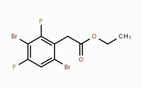 CAS No. 1805121-52-1, Ethyl  3,6-dibromo-2,4-difluorophenylacetate