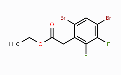 CAS No. 1806273-46-0, Ethyl  4,6-dibromo-2,3-difluorophenylacetate