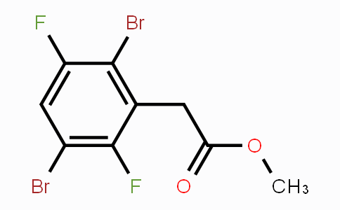 CAS No. 1803715-64-1, Methyl  2,5-dibromo-3,6-difluorophenylacetate