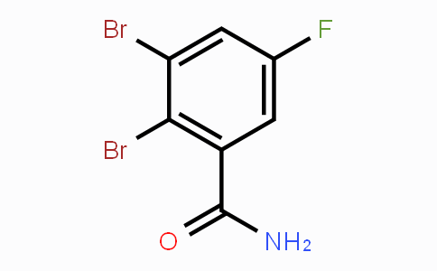 CAS No. 1803836-90-9, 2,3-Dibromo-5-fluorobenzamide