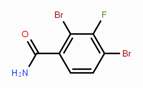 CAS No. 1803716-05-3, 2,4-Dibromo-3-fluorobenzamide