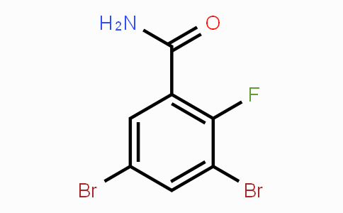 CAS No. 1803816-87-6, 3,5-Dibromo-2-fluorobenzamide