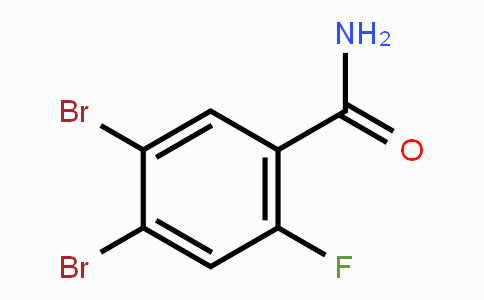 CAS No. 1803716-08-6, 4,5-Dibromo-2-fluorobenzamide