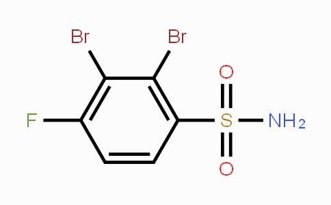 CAS No. 1806294-70-1, 2,3-Dibromo-4-fluorobenzenesulfonamide
